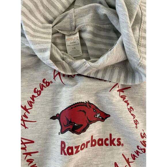 ARKANSAS RAZORBACKS/ Nike Cropped Hoodie Sweatshirt- Women’s LARGE - Picture 2 of 6